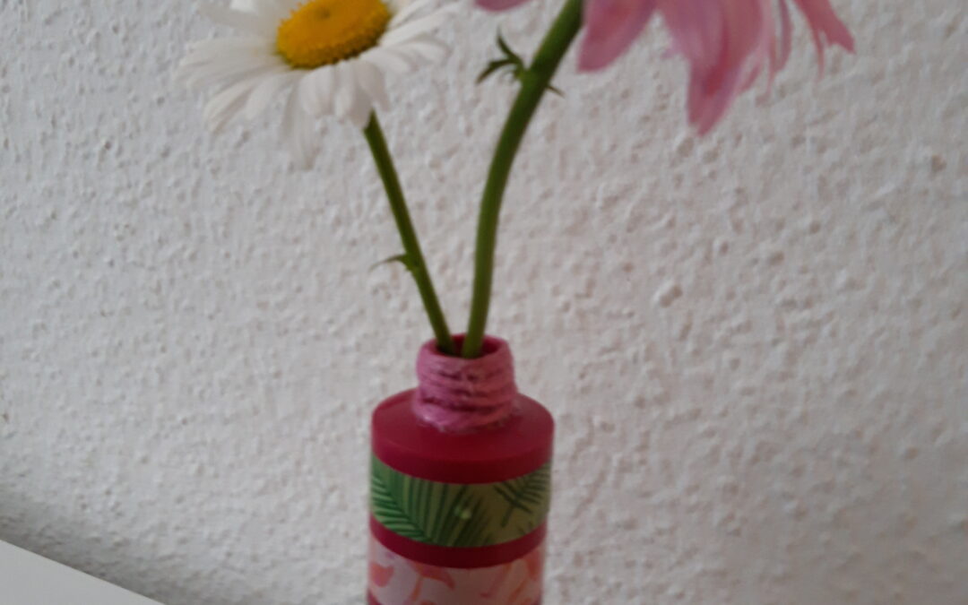 DIY Upcycling: Blumenvase
