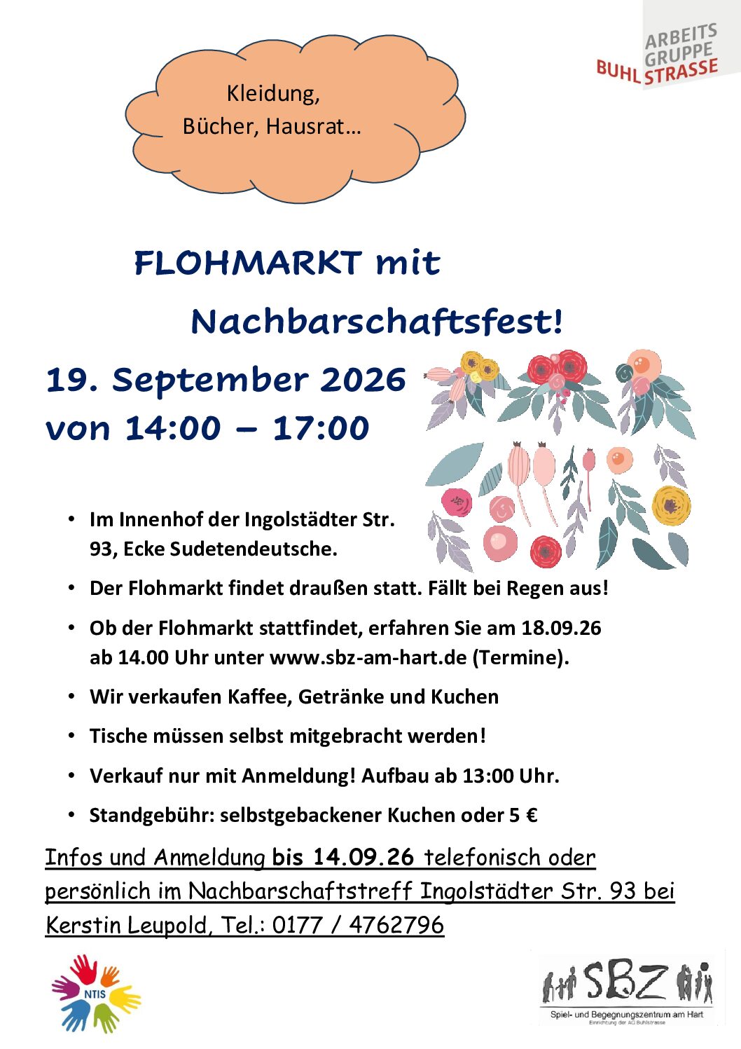 Flohmarkt im Nachbarschaftstreff